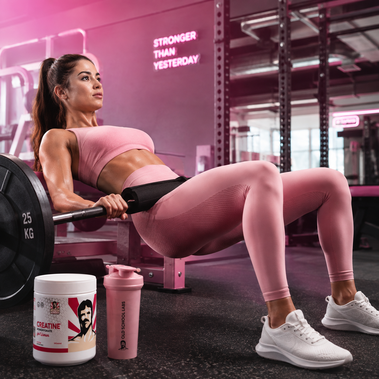 Creatina para Mujeres — Fuerza, Energía y Colágeno en una sola fórmula | Old School Labs