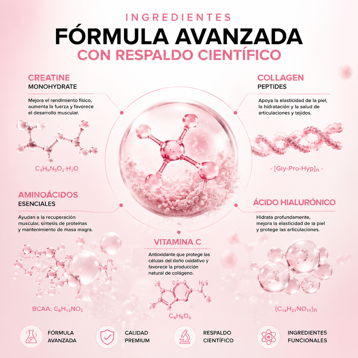 Creatina para Mujeres — Fuerza, Energía y Colágeno en una sola fórmula | Old School Labs