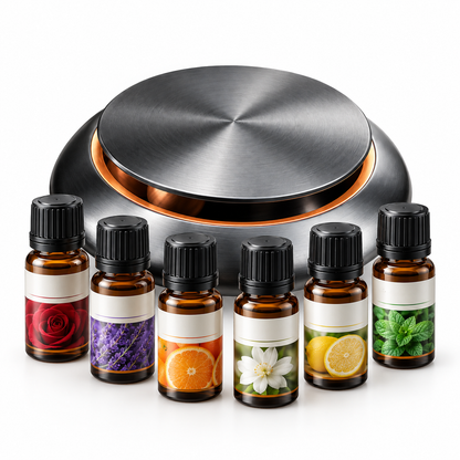 Aromatizador de Auto + 6 Esencias